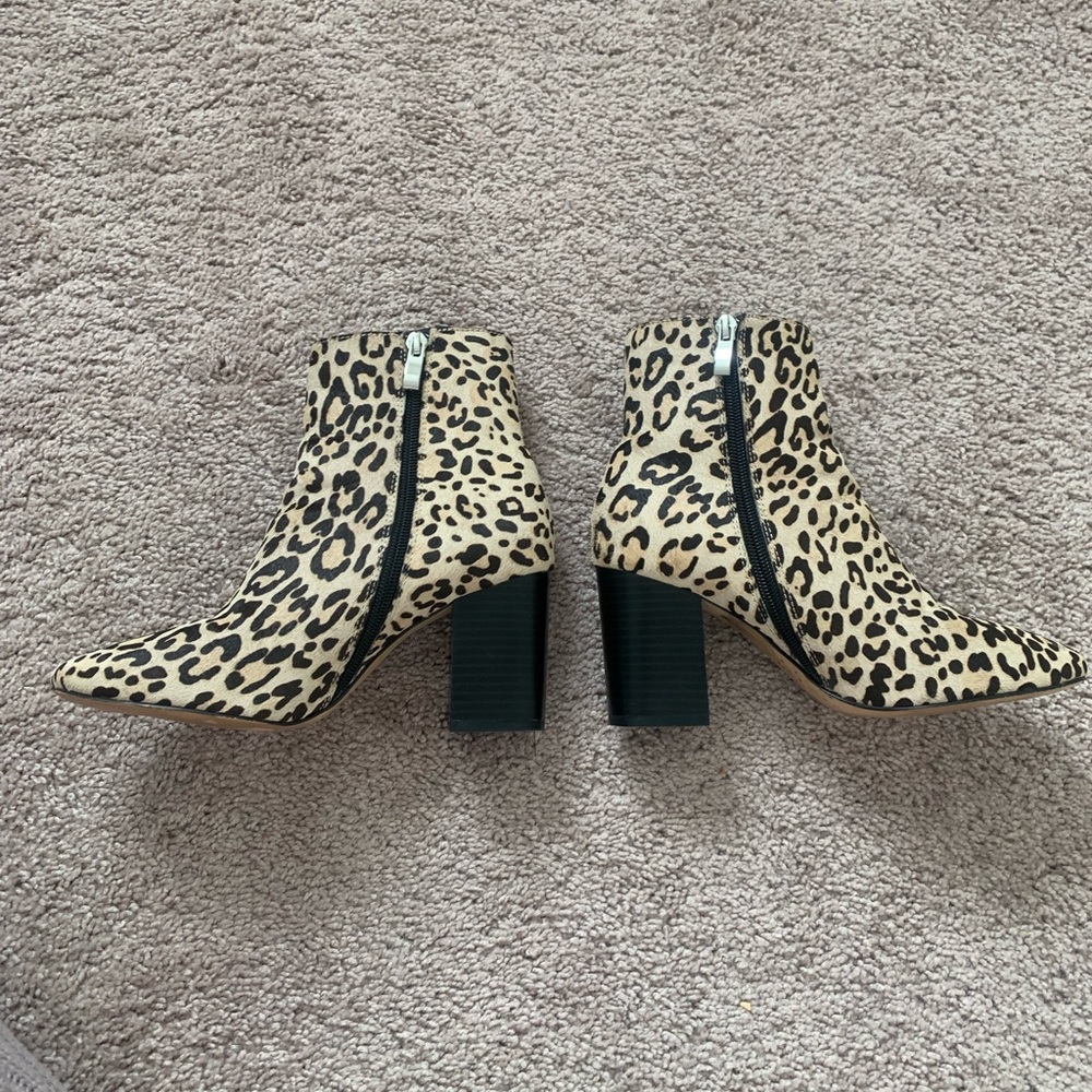 Halogen Abbi Block Heel Bootie In Cheetah - image 5